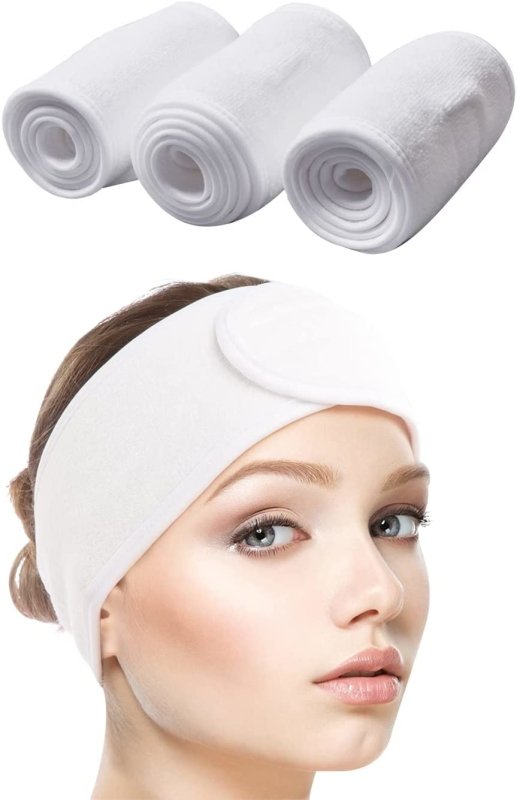 VBVC Women'S Spa Headband Sponge And Towel Cloth Hair Band For
