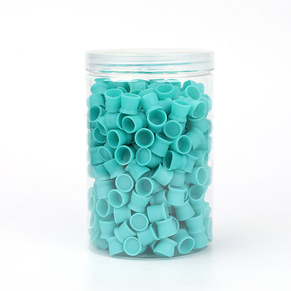 Pigment Cup - Silicone Flat Bottom Suction - Teal (300 pack)