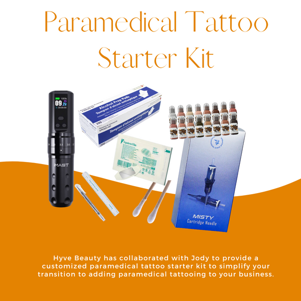 Paramedical Kit #3 with AREOLA PINK RIBBON INK SET and PRO FOLD 2 MACHINE