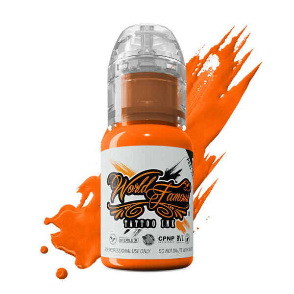 World Famous Tattoo Ink - Everest Orange