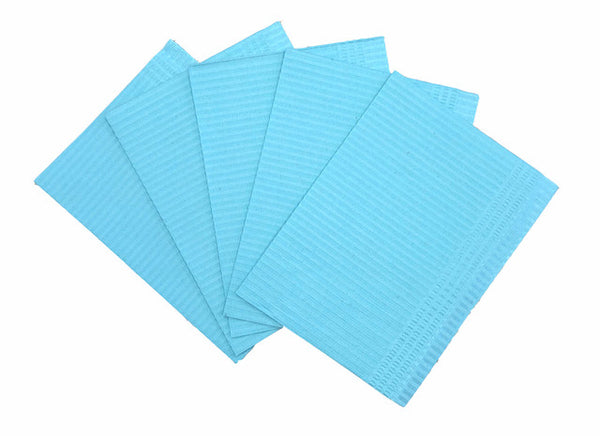 Barrier Bibs - AQUA 25 Pack